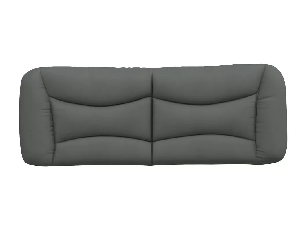 Kauf Unique Kopfteil-Kissen Dunkelgrau 120 cm Stoff Sonderangebote