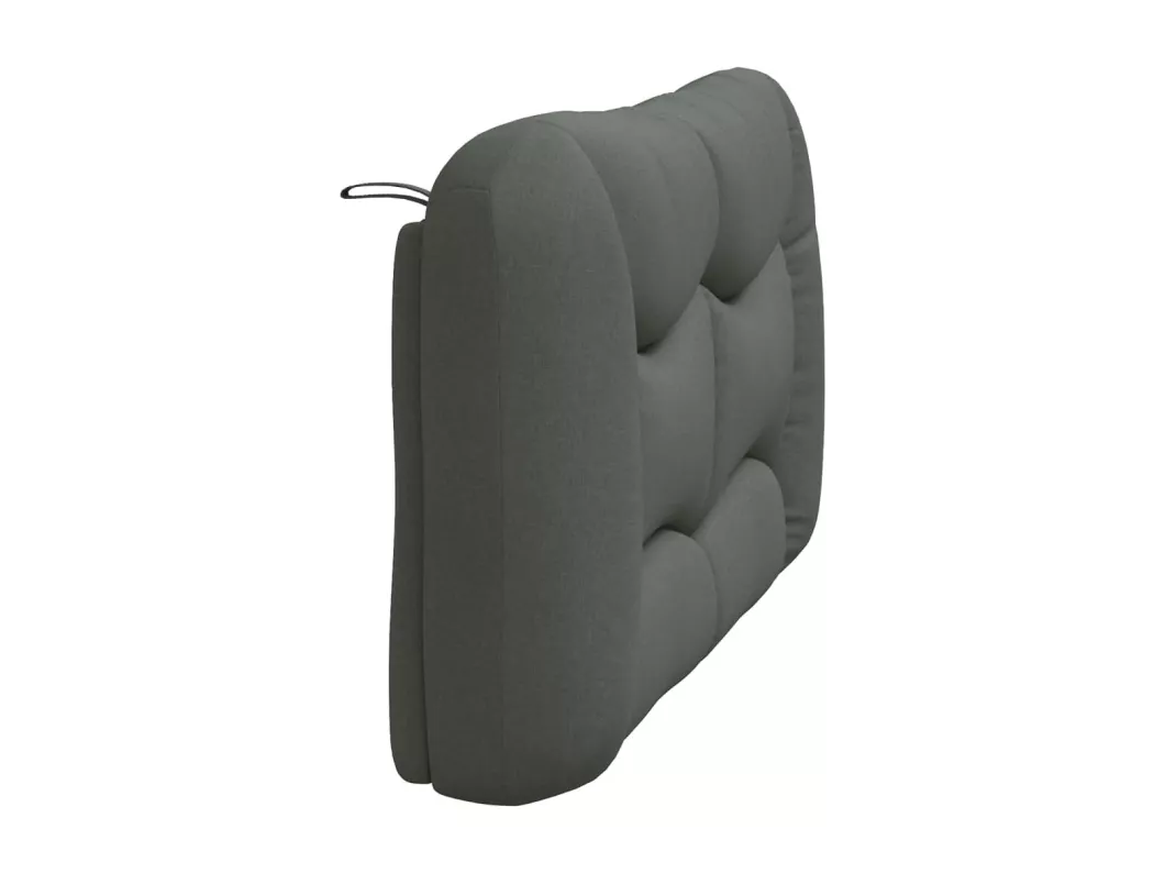 Kauf Unique Kopfteil-Kissen Dunkelgrau 120 cm Stoff Sonderangebote