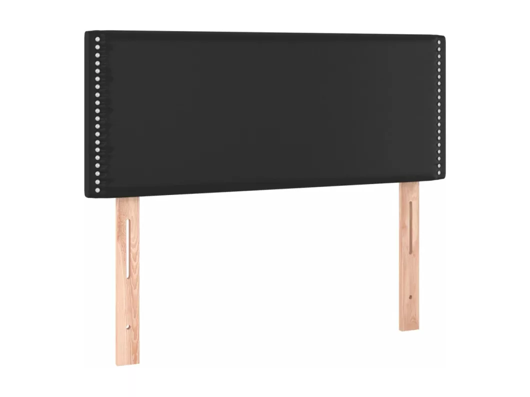 Kauf Unique LED Kopfteil Schwarz 90x5x78/88 cm Kunstleder Riesige Ersparnisse