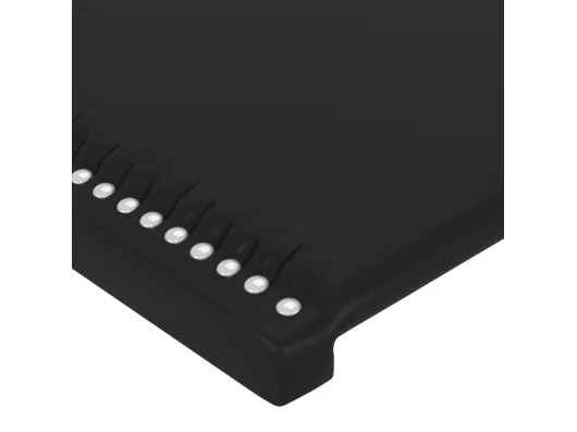 Kauf Unique LED Kopfteil Schwarz 90x5x78/88 cm Kunstleder Riesige Ersparnisse