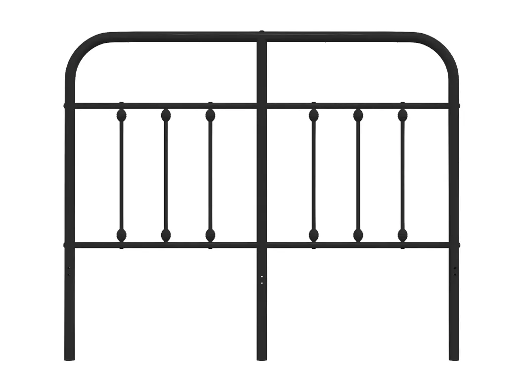 Kauf Unique Kopfteil Metall Schwarz 120 cm Super Sparpreis