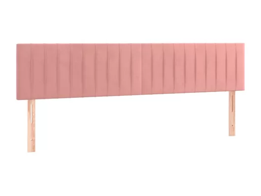 Kauf Unique LED Kopfteil Rosa 200x5x78/88 cm Samt Kostenlose Rückgabe