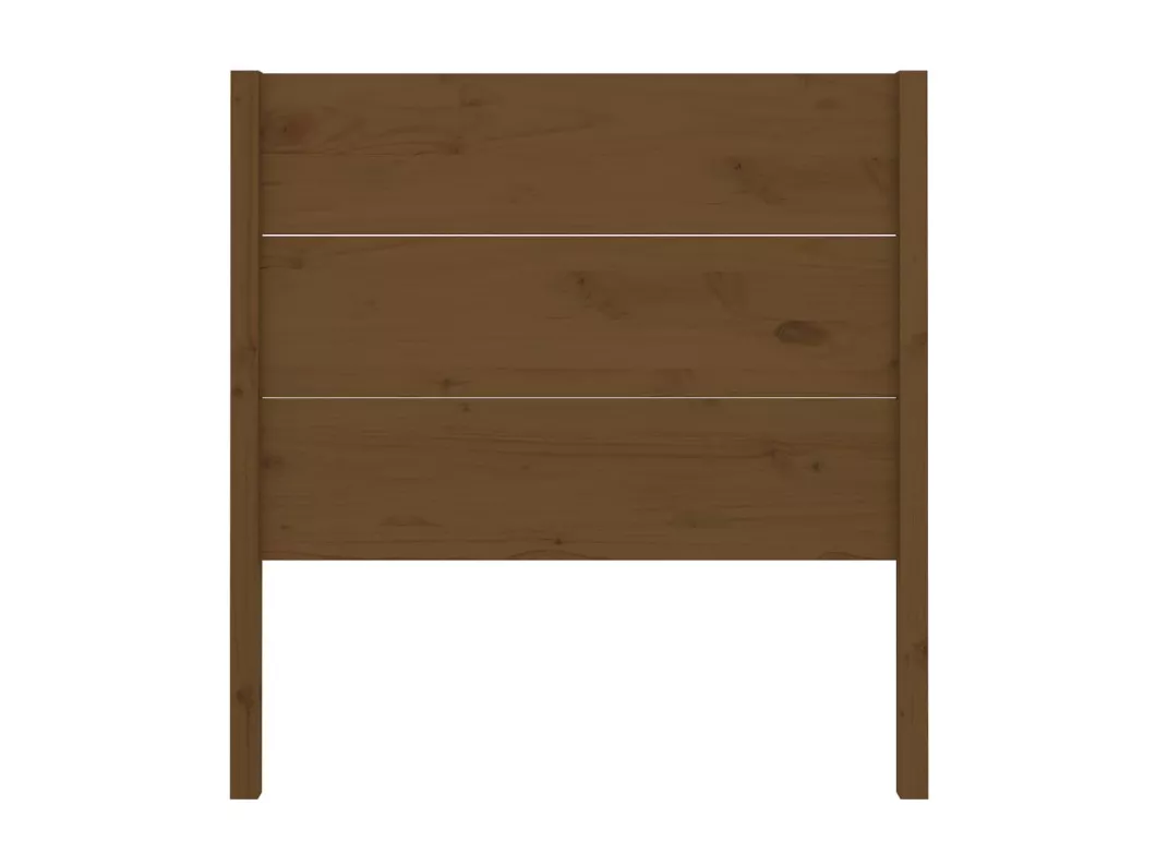 Kauf Unique Kopfteil Honigbraun 106x4x100 cm Massivholz Kiefer Neueste Stile