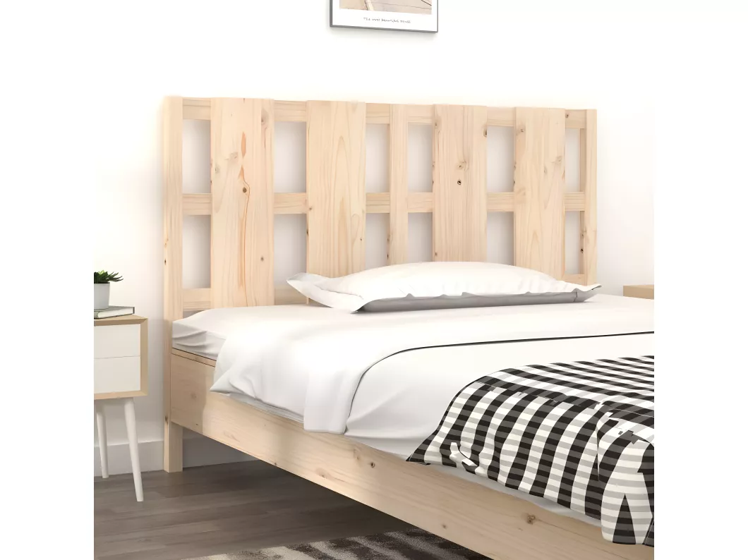 Kauf Unique Bett-Kopfteil 140,5x4x100 cm Massivholz Kiefer