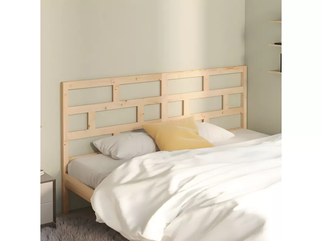 Kauf Unique Kopfteil 206x4x100 cm Massivholz Kiefer Bis zu 50% Rabatt