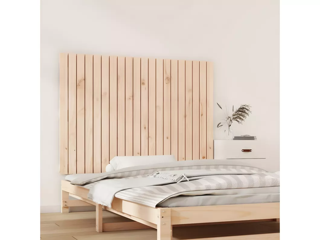 Kauf Unique Wand-Kopfteil 127,5x3x90 cm Massivholz Kiefer Bis zu 65% Rabatt