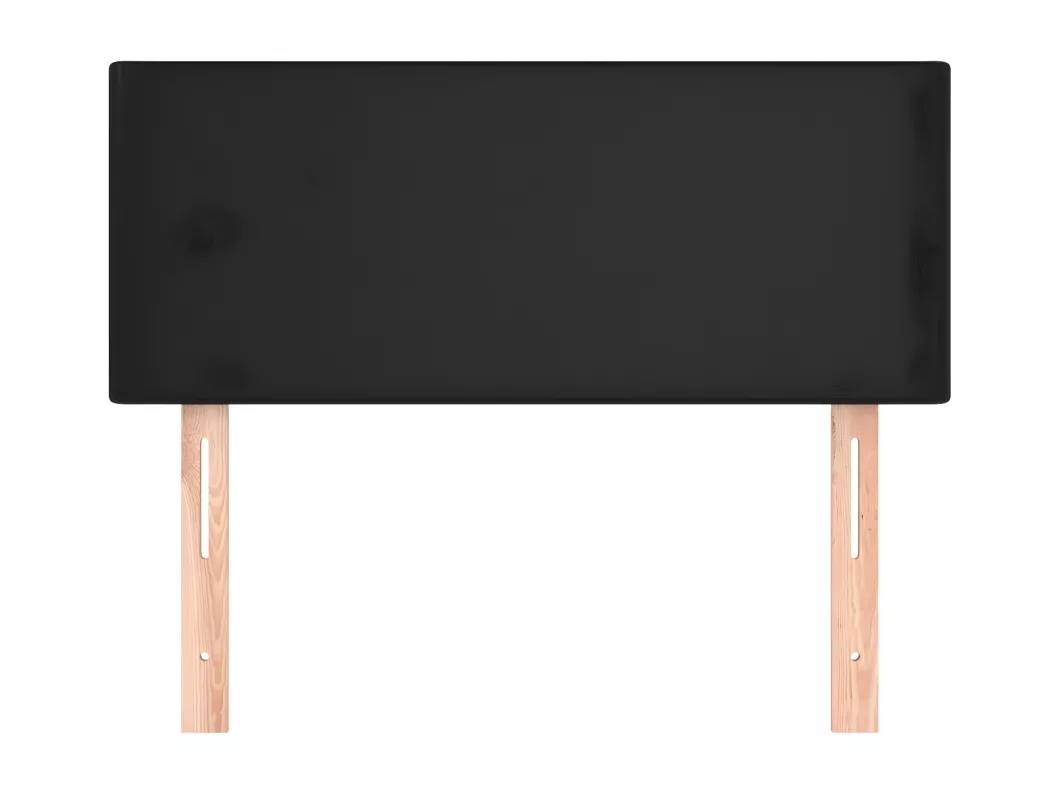 Kauf Unique Kopfteil Schwarz 90x5x78/88 cm Kunstleder Vierteljährliche Förderung