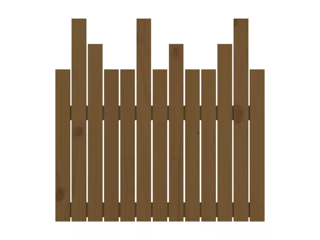 Kauf Unique Wand-Kopfteil Honigbraun 82,5x3x80 cm Massivholz Kiefer Bis zu 55% Rabatt
