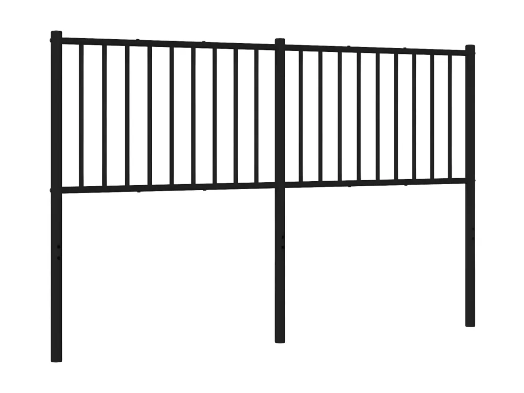 Kauf Unique Kopfteil Metall Schwarz 160 cm Riesige Rabatte