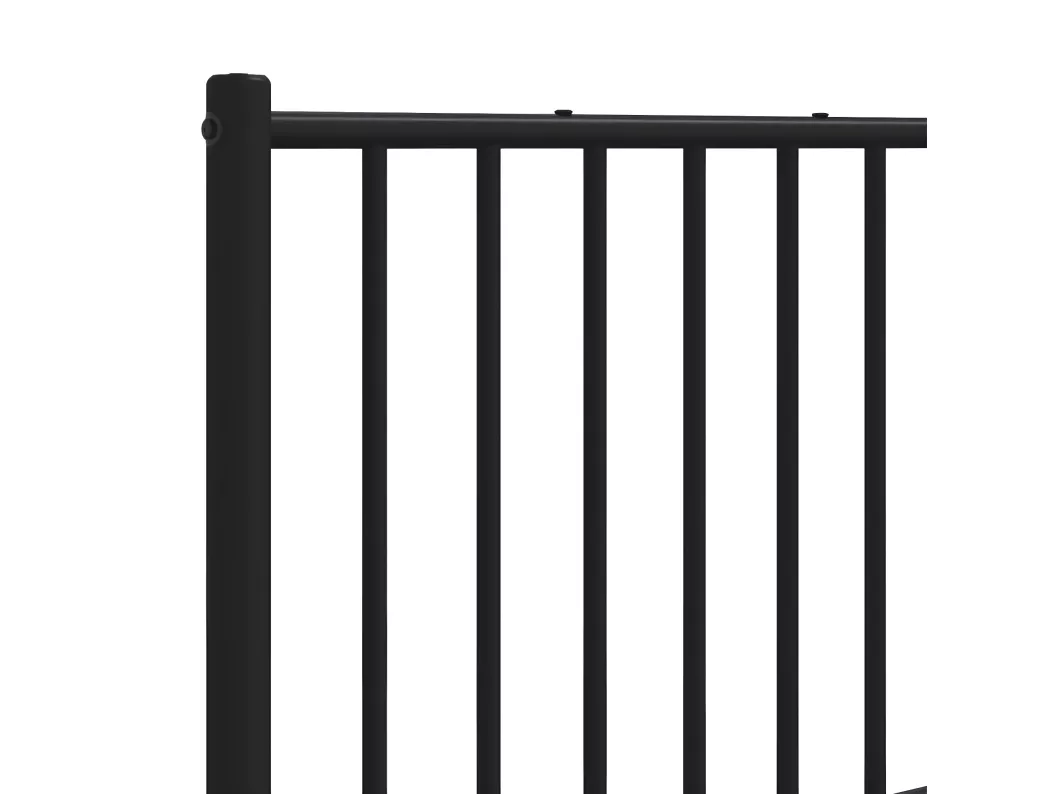 Kauf Unique Kopfteil Metall Schwarz 160 cm Riesige Rabatte
