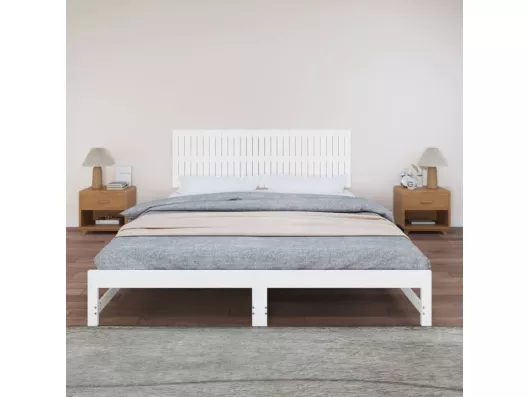 Kauf Unique Wand-Kopfteil Weiß 185x3x60 cm Massivholz Kiefer 50% Rabatt mit kostenlosem Versand