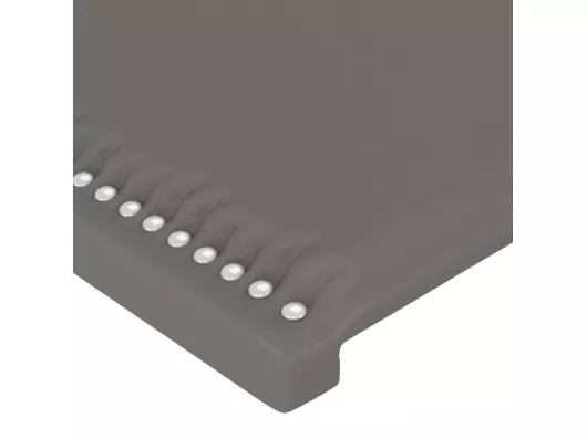 Kauf Unique Kopfteile 2 Stk. Grau 100x5x78/88 cm Kunstleder Kostenloser Versand international