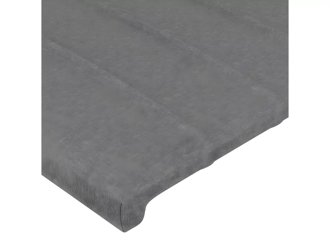 Kauf Unique Kopfteil mit Ohren Dunkelgrau 183x23x78/88 cm Stoff Fabrikladen