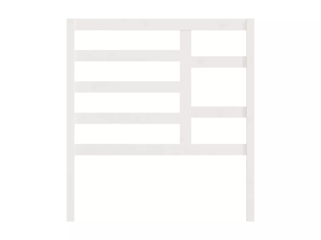 Kauf Unique Bett-Kopfteil Weiß 106x4x104 cm Massivholz Kiefer Black Friday Preise