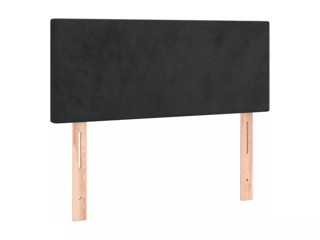 Kauf Unique LED Kopfteil Schwarz 80x5x78/88 cm Samt 50% Rabatt für begrenzte Zeit