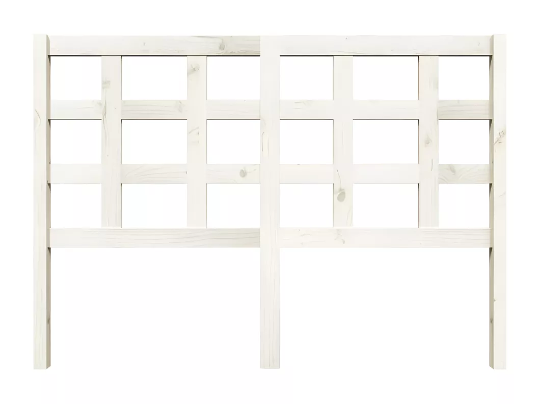 Kauf Unique Kopfteil Weiß 140,5x4x100 cm Massivholz Kiefer Rabatte dieses Monats