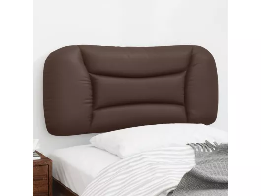 Kauf Unique Kopfteil-Kissen Braun 90 cm Kunstleder