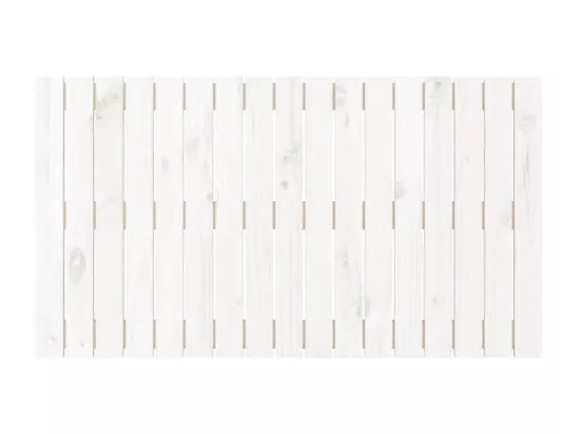 Kauf Unique Wand-Kopfteil Weiß 108x3x60 cm Massivholz Kiefer Günstiger Verkauf
