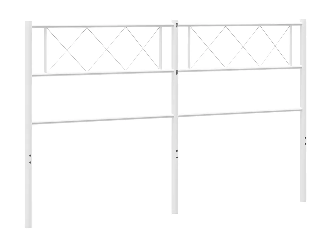 Kauf Unique Kopfteil Metall Weiß 150 cm Blitzverkäufe