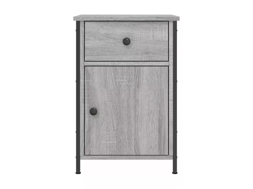 Kauf Unique Nachttisch Grau Sonoma 40x42x60 cm Holzwerkstoff Muttertagsangebot