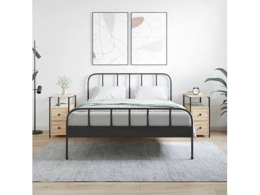 Kauf Unique Nachttische 2 Stk. Sonoma-Eiche 30x60x60 cm Holzwerkstoff