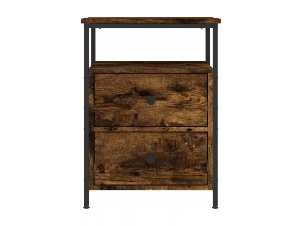 Kauf Unique Nachttisch Räuchereiche 44x45x60 cm Holzwerkstoff VIP-Rabatte
