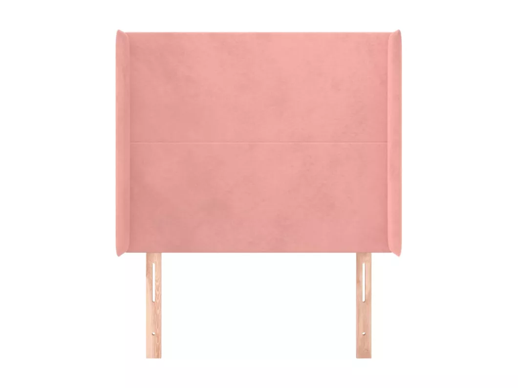 Kauf Unique Kopfteil mit Ohren Rosa 93x16x118/128 cm Samt Super Sparpreis