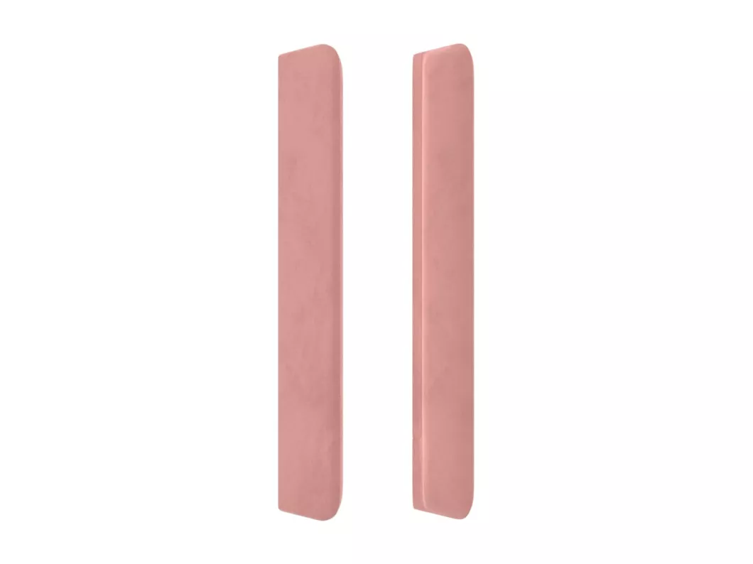 Kauf Unique Kopfteil mit Ohren Rosa 93x16x118/128 cm Samt Super Sparpreis