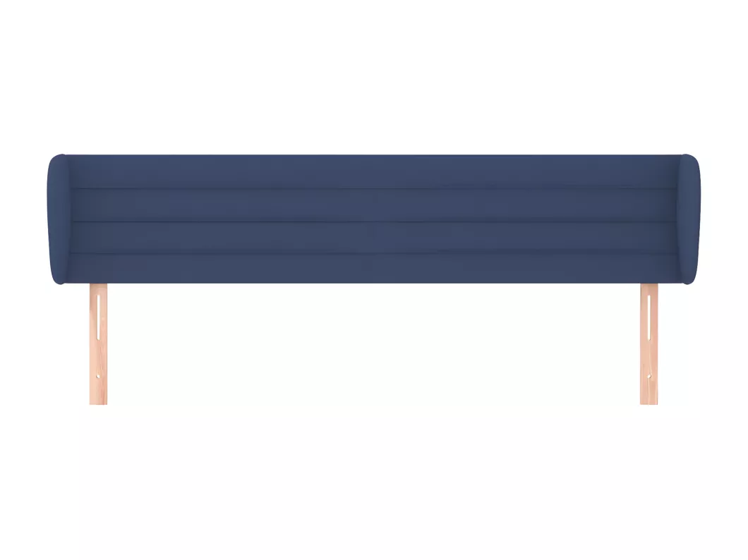 Kauf Unique Kopfteil mit Ohren Blau 203x23x78/88 cm Stoff Wochenangebot