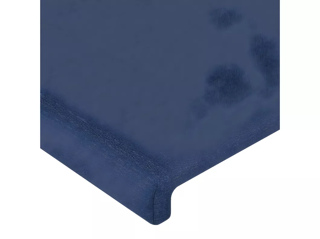 Kauf Unique Kopfteil mit Ohren Blau 93x23x118/128 cm Stoff Letzter Tag