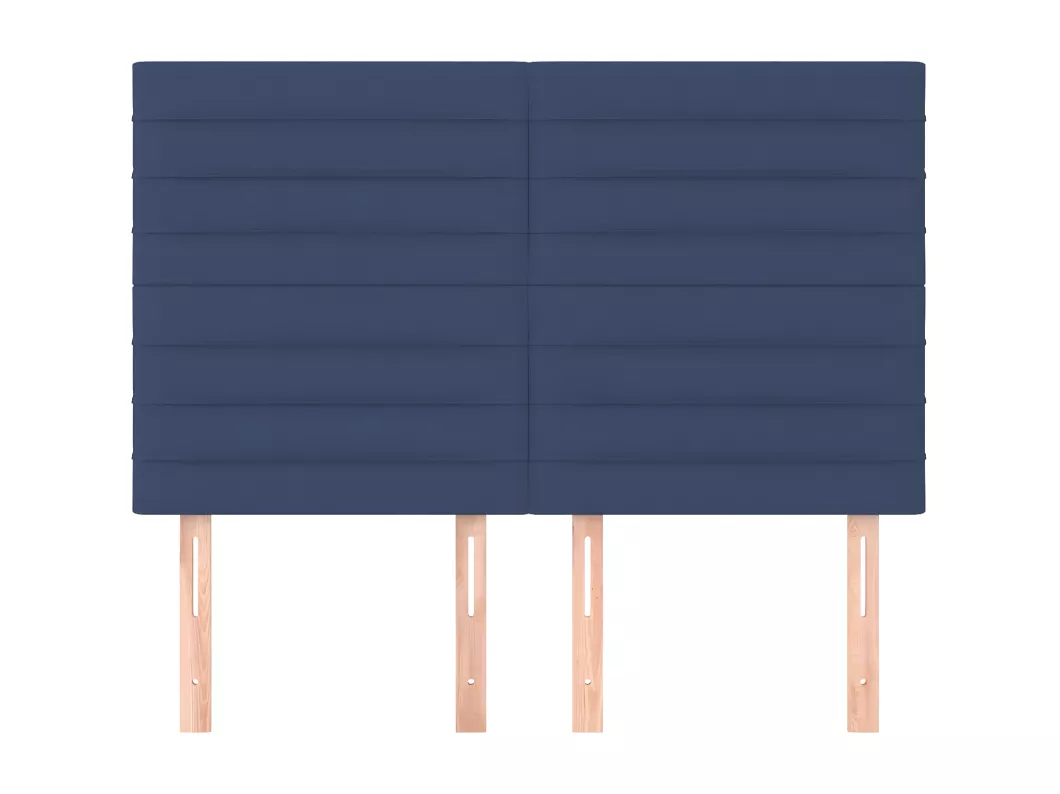Kauf Unique Kopfteile 4 Stk. Blau 72x5x78/88 cm Stoff Nur noch ein Tag übrig
