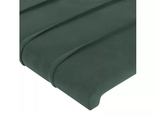 Kauf Unique Kopfteil mit Ohren Dunkelgrün 147x23x118/128 cm Samt Clearance-Verkauf