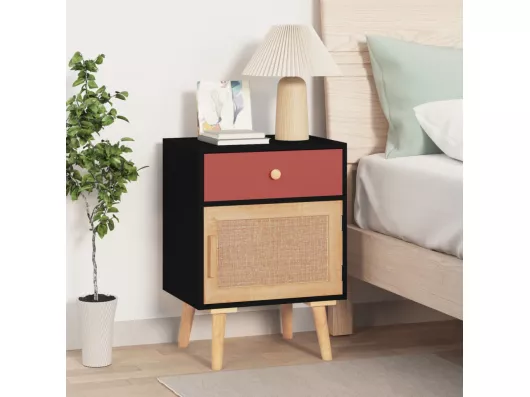 Kauf Unique Nachttische 2 Stk. Schwarz 40x30x55 cm Holzwerkstoff Kostenloser Versand international