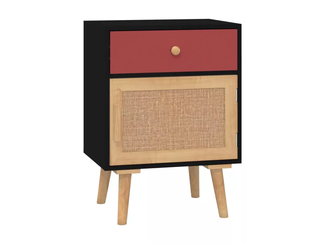 Kauf Unique Nachttische 2 Stk. Schwarz 40x30x55 cm Holzwerkstoff Kostenloser Versand international