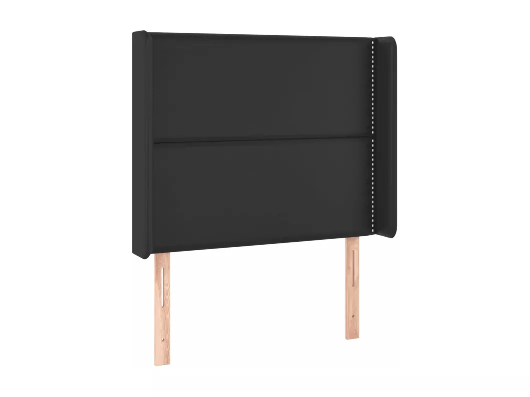 Kauf Unique LED Kopfteil Schwarz 103x16x118/128 cm Kunstleder 2025