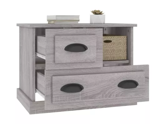 Kauf Unique Nachttisch Grau Sonoma 60x39x45 cm Fabrikverkauf