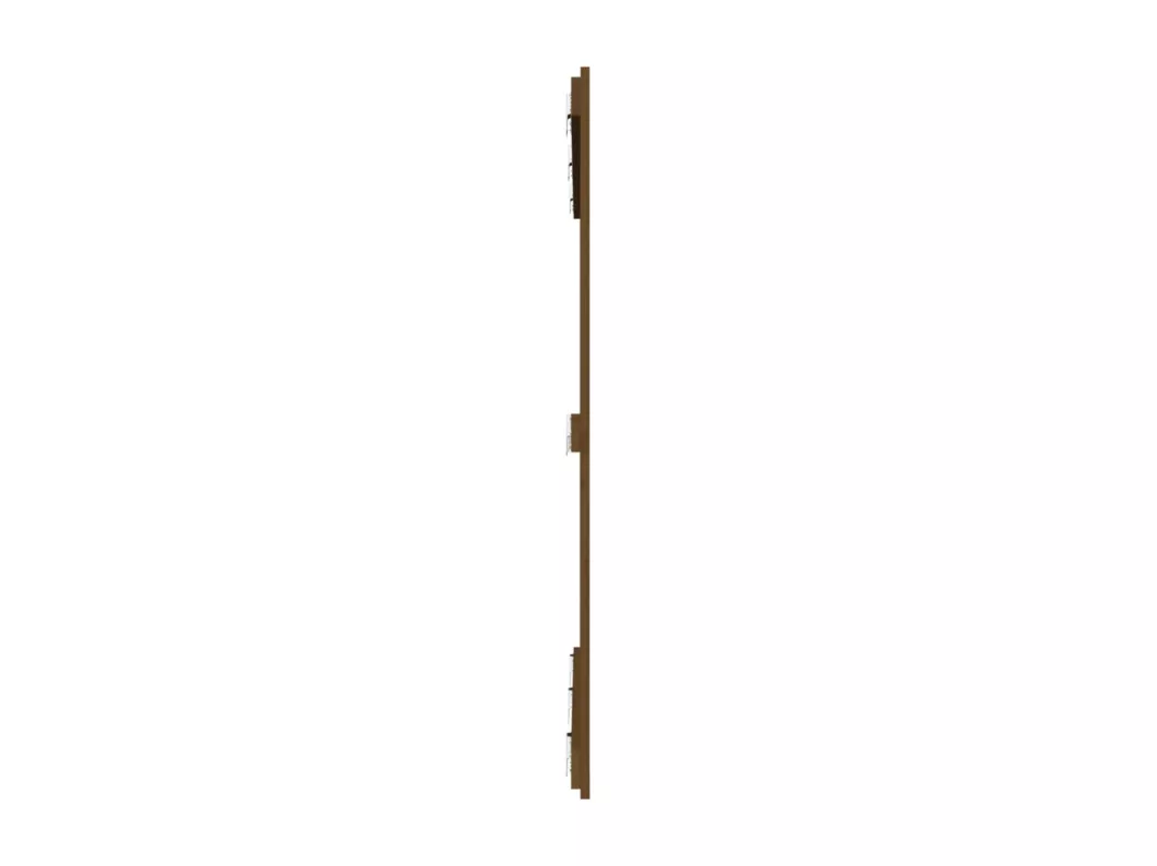 Kauf Unique Wand-Kopfteil Honigbraun 140x3x110 cm Massivholz Kiefer Kostenloser Versand