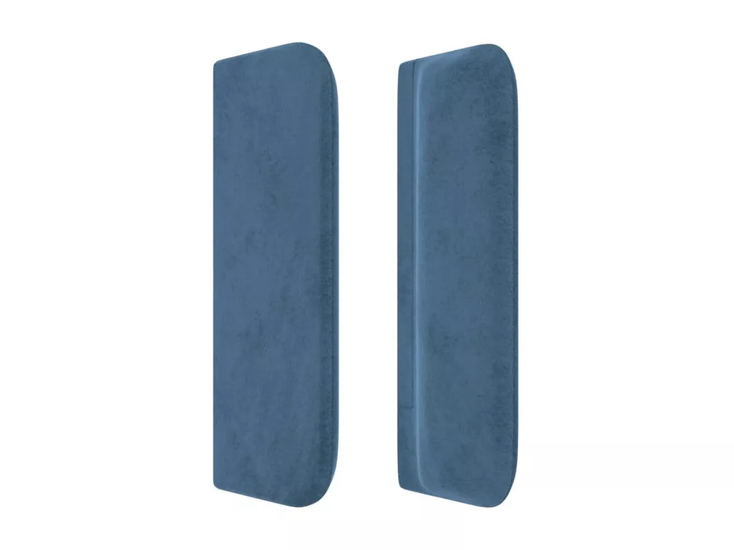 Kauf Unique Kopfteil mit Ohren Dunkelblau 83x16x78/88 cm Samt Online Shopping