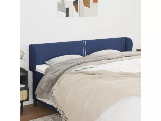 Kauf Unique Kopfteil mit Ohren Blau 163x23x78/88 cm Stoff