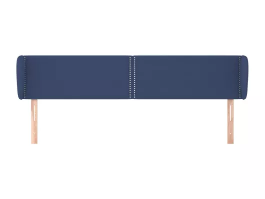 Kauf Unique Kopfteil mit Ohren Blau 163x23x78/88 cm Stoff Saisonschlussverkauf