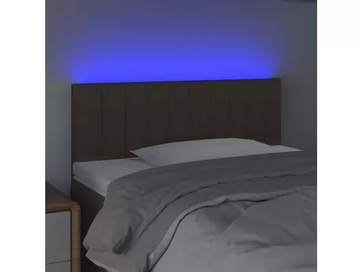 Kauf Unique LED Kopfteil Taupe 80x5x78/88 cm Stoff Black Friday