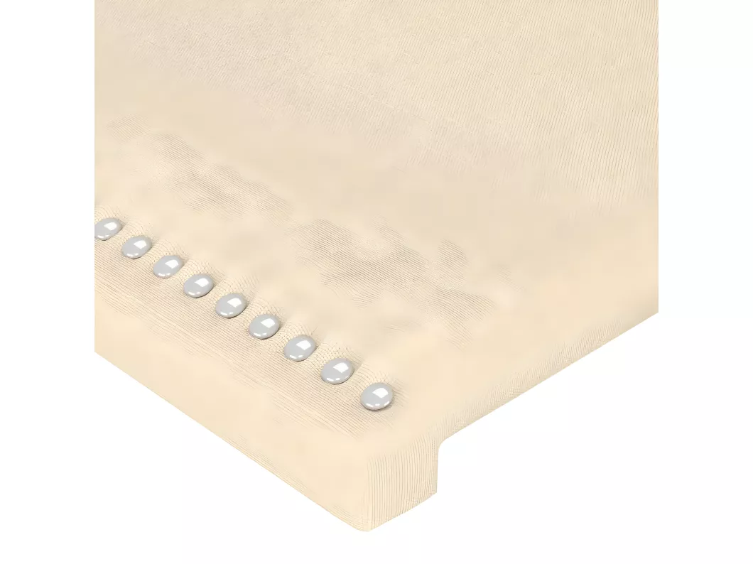 Kauf Unique Kopfteil mit Ohren Creme 83x23x78/88 cm Stoff Weihnachtsangebot