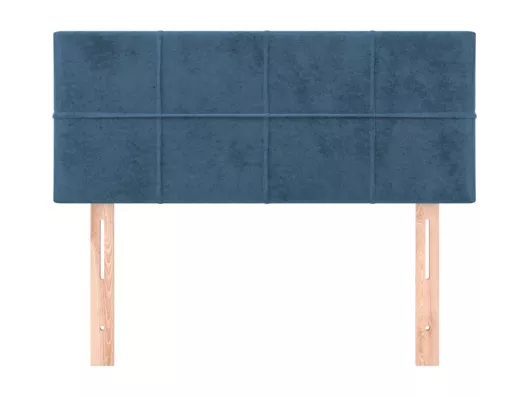 Kauf Unique Kopfteil Dunkelblau 80x5x78/88 cm Samt Osterangebot