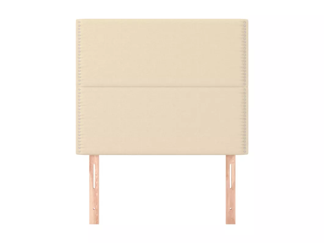 Kauf Unique Kopfteile 2 Stk. Creme 90x5x78/88 cm Stoff Muttertagsangebot
