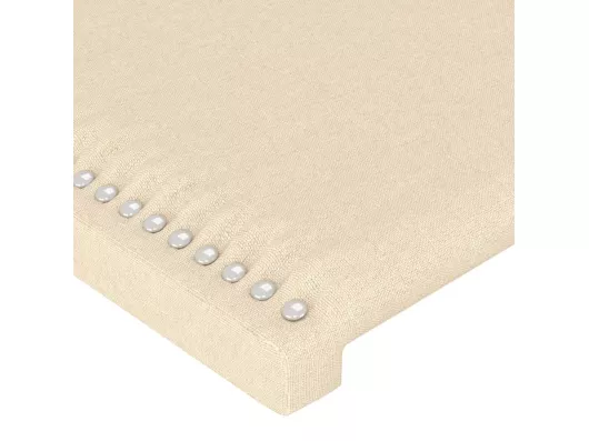 Kauf Unique Kopfteile 2 Stk. Creme 90x5x78/88 cm Stoff Muttertagsangebot