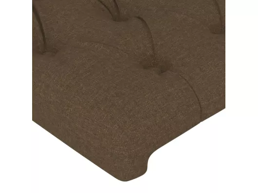 Kauf Unique Kopfteil Dunkelbraun 80x7x78/88 cm Stoff Vatertagsangebot