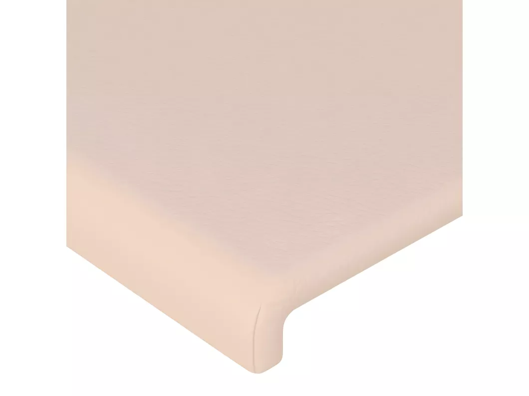 Kauf Unique LED Kopfteil Cappuccino-Braun 90x5x78/88 cm Kunstleder Valentinstagsangebot