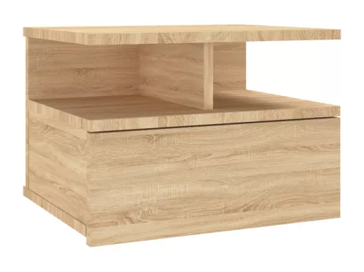 Kauf Unique Nachttische 2Stk. Hängend Sonoma-Eiche 40x31x27cm Holzwerkstoff Blitzangebot