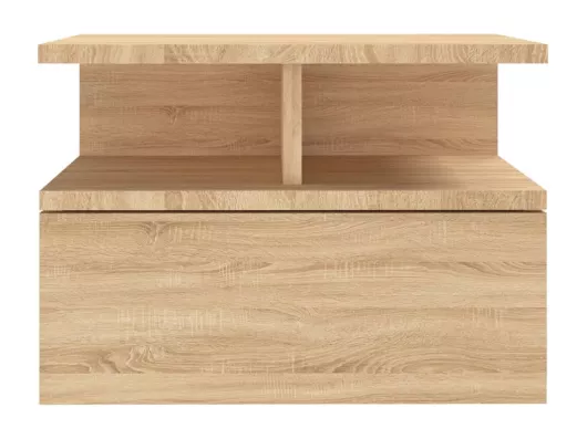 Kauf Unique Nachttische 2Stk. Hängend Sonoma-Eiche 40x31x27cm Holzwerkstoff Blitzangebot