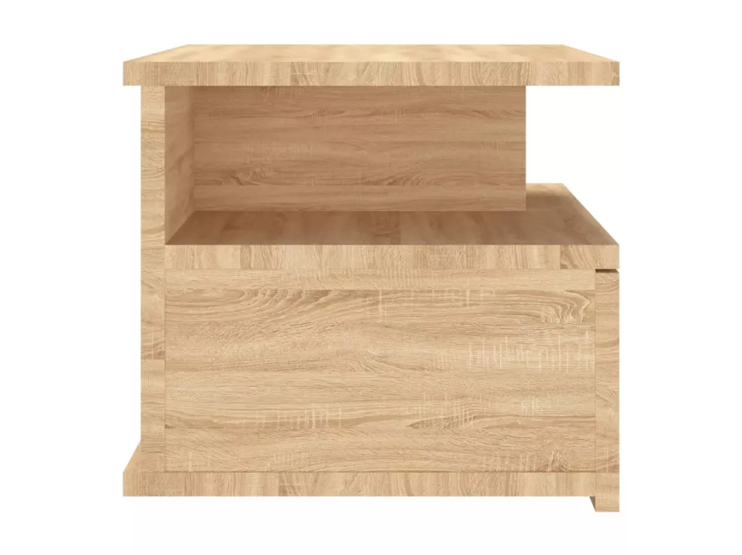 Kauf Unique Nachttische 2Stk. Hängend Sonoma-Eiche 40x31x27cm Holzwerkstoff Blitzangebot